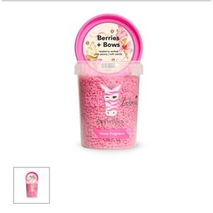 Pink Zebra Berries + Bows Home Fragrance Beads